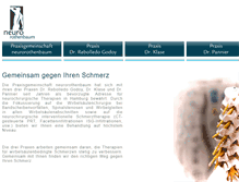 Tablet Screenshot of neurorothenbaum.com